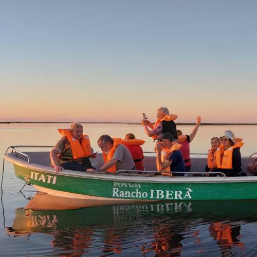 aventura en bote en los esteros