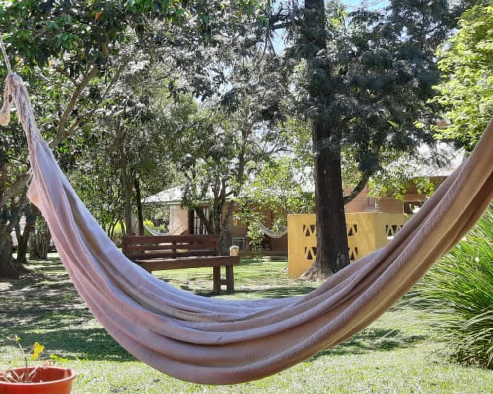 Hamaca paraguaya en El Rancho Iberá