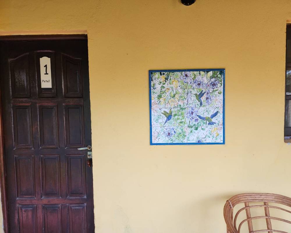 Puertas de las habitaciones de El Rancho Iberá